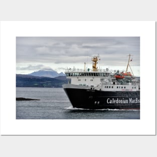 Lord of the Isles returning to Mallaig, Highlands of Scotland Posters and Art